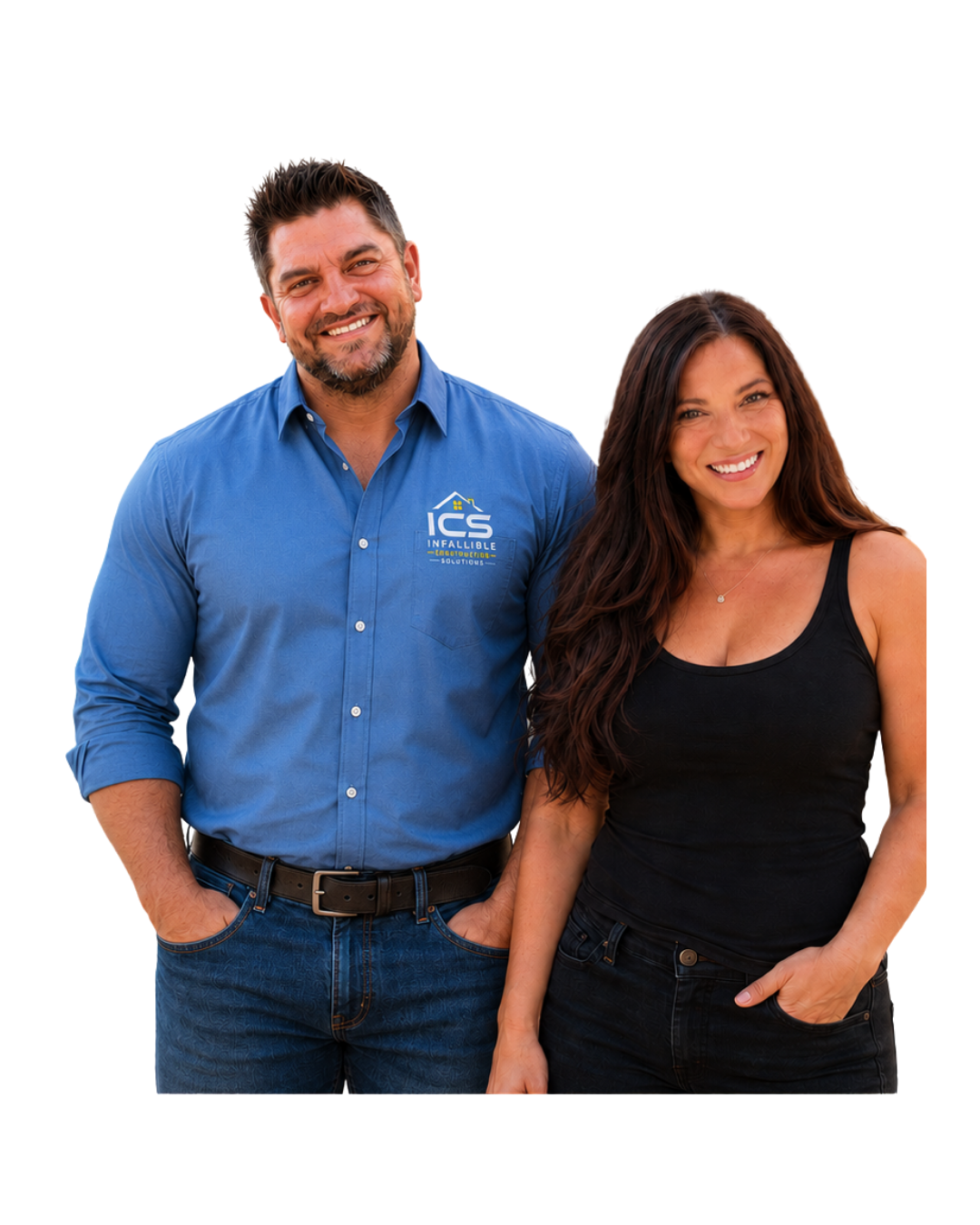 Anthony and Ashley Munz, owners of Infallible Construction Solutions